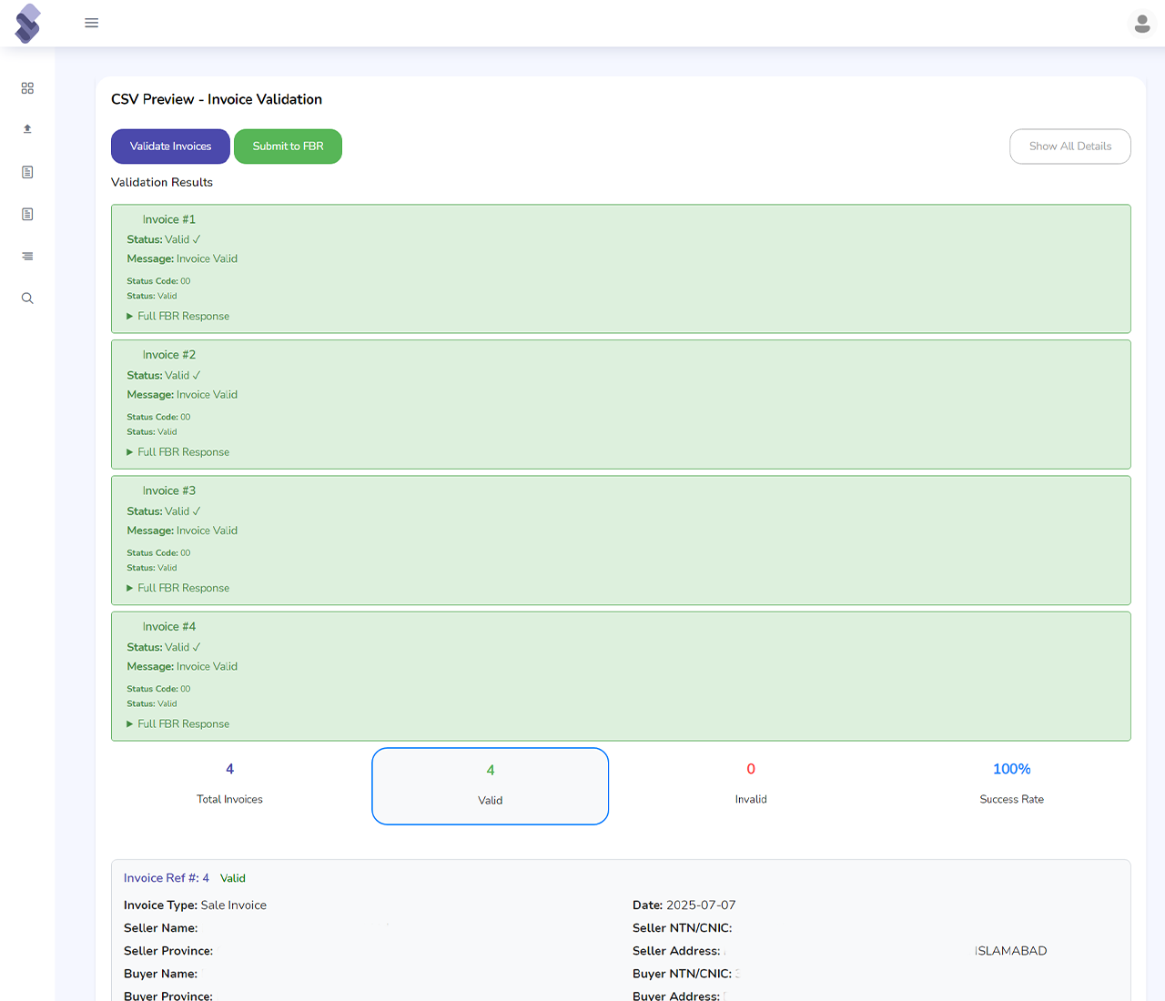 FBR Tax Integration Process